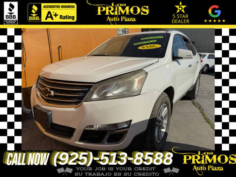 2014 Chevrolet Traverse for sale at Los Primos Auto Plaza in Brentwood CA