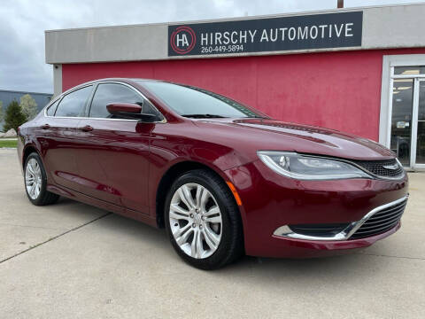 2015 Chrysler 200 for sale at Hirschy Automotive in Fort Wayne IN