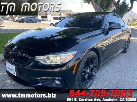 2016 BMW 4 Series for sale at TM Motors in Anaheim CA