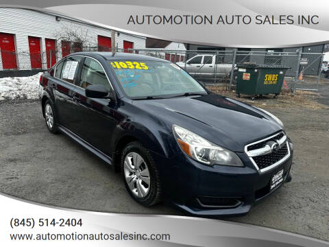 2013 Subaru Legacy for sale at Automotion Auto Sales Inc in Kingston NY