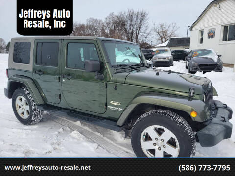 2007 Jeep Wrangler Unlimited for sale at Jeffreys Auto Resale, Inc in Clinton Township MI