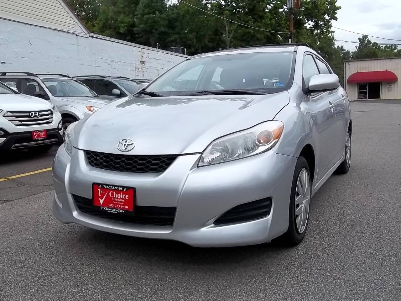 Silver 2010 Toyota Matrix Base Base 4dr Wagon 4A 1