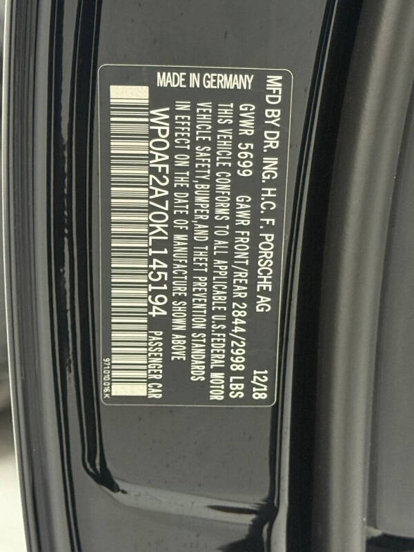 2019 Porsche Panamera Turbo