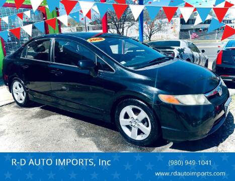 2008 Honda Civic for sale at R-D AUTO IMPORTS, Inc in Charlotte NC