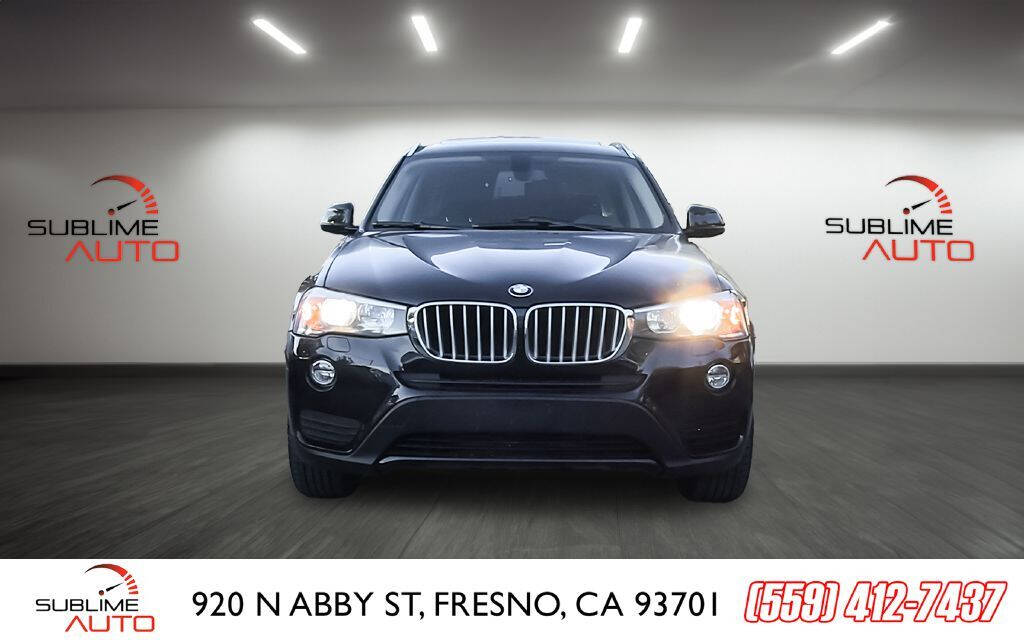 2015 BMW X3 for sale at SUBLIME AUTO in Fresno, CA