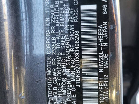 2009 Toyota Prius Standard