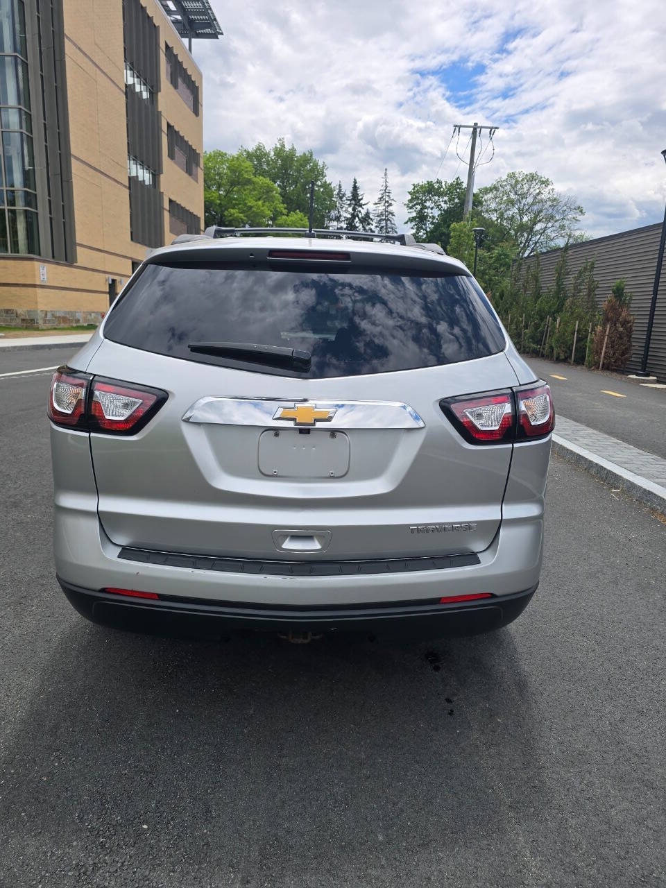 Silver 2013 Chevrolet Traverse LS AWD LS 4dr SUV 2
