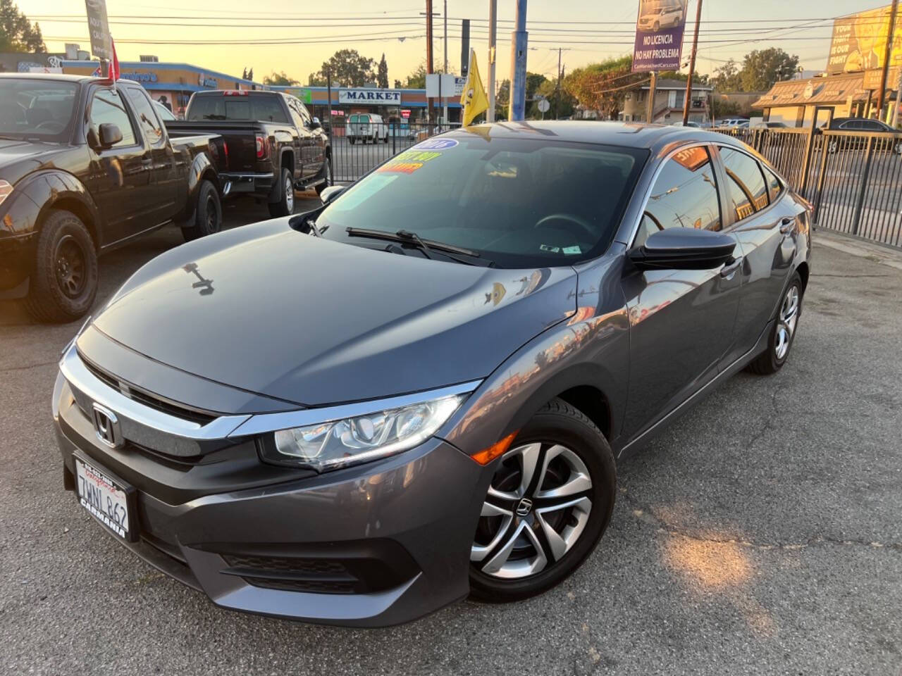 2016 Honda Civic for sale at Carmania in Panorama City, CA