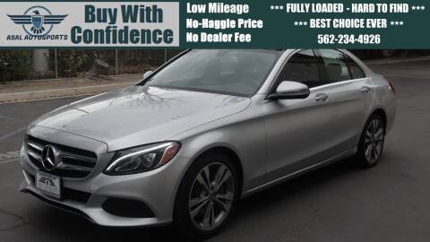 2017 Mercedes-Benz C-Class for sale at ASAL AUTOSPORTS in Corona CA