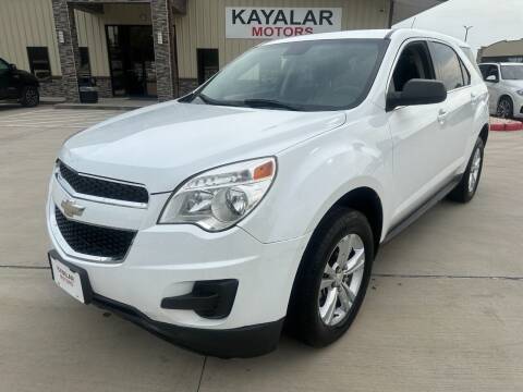 2013 Chevrolet Equinox for sale at KAYALAR MOTORS SUPPORT CENTER in Houston TX