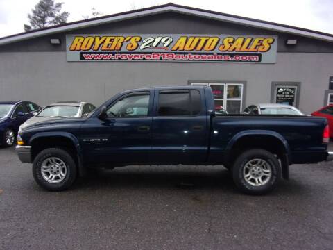2001 Dodge Dakota for sale at ROYERS 219 AUTO SALES in Dubois PA