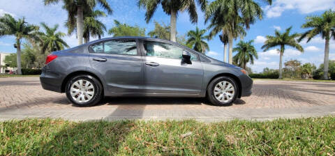 2012 Honda Civic for sale at World Champions Auto Inc in Cape Coral FL