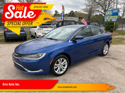 2015 Chrysler 200 for sale at Aria Auto Inc. in Raleigh NC