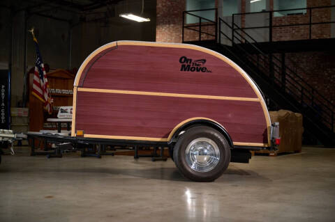 2021 Tailgating Teardrop  Trailer w/ Slideout Bar + Kitchenette, for sale at ON THE MOVE INC in Boerne TX
