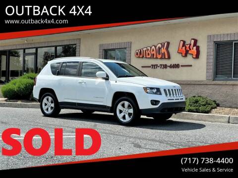 2016 Jeep Compass for sale at OUTBACK 4X4 in Ephrata PA