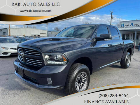 2017 RAM 1500 for sale at RABI AUTO SALES LLC in Garden City ID