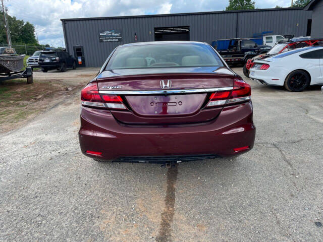 2013 Honda Civic for sale at Top Shelf Auto Sales & Repair in Denver, NC