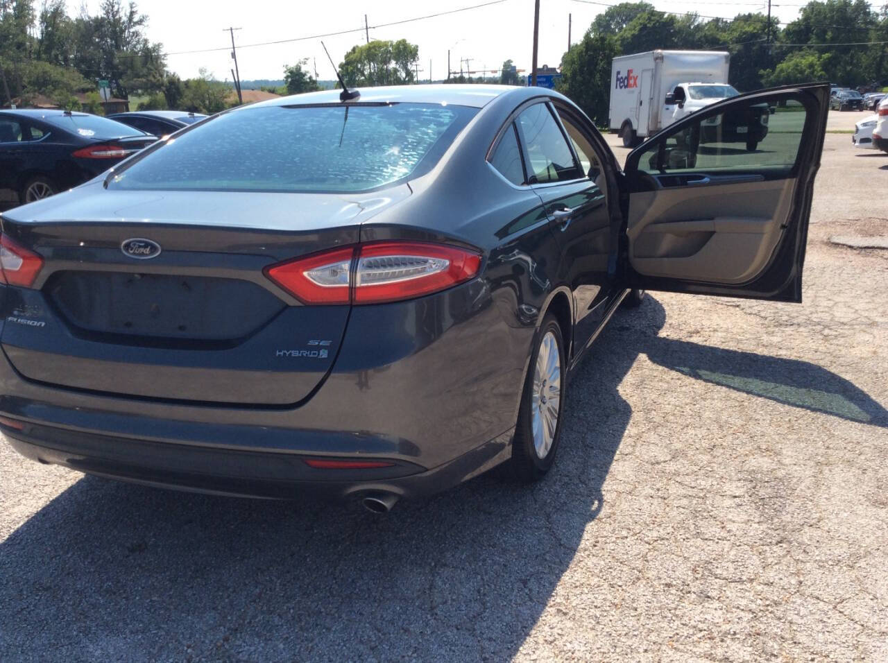 2016 Ford Fusion Hybrid for sale at SPRINGTIME MOTORS in Huntsville, TX