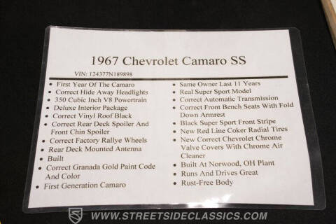 1967 Chevrolet Camaro