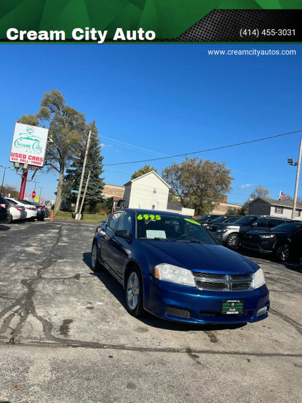 2013 Dodge Avenger for sale at Cream City Auto in Milwaukee WI