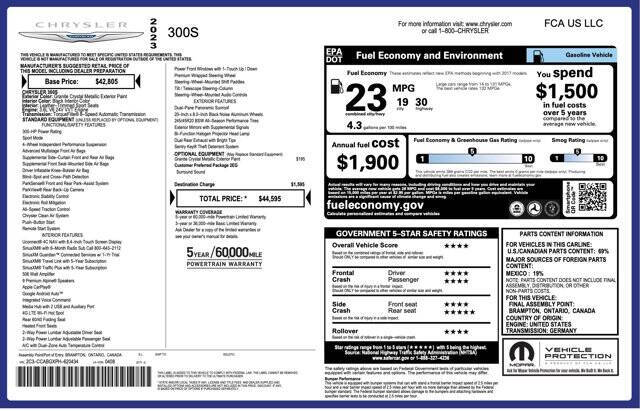 2023 Chrysler 300 S V6