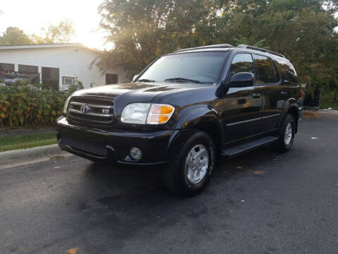 2002 Toyota Sequoia for sale at TR MOTORS in Gastonia NC
