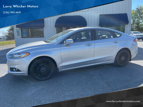 2016 Ford Fusion for sale at Larry Whicker Motors in Kernersville NC