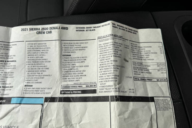 2021 GMC Sierra 2500HD Denali