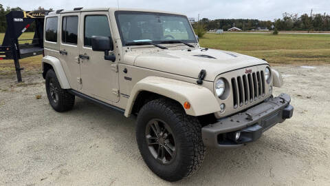 2016 Jeep Wrangler Unlimited Sahara 75th Anniversary