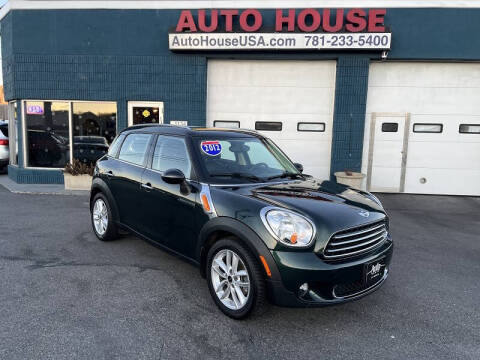 2012 MINI Cooper Countryman for sale at Auto House USA in Saugus MA