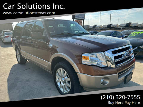 2012 Ford Expedition EL for sale at Car Solutions Inc. in San Antonio TX