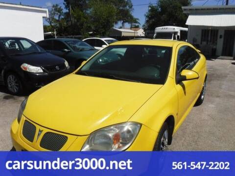 2007 Pontiac G5 for sale at Cars Under 3000 in Lake Worth FL