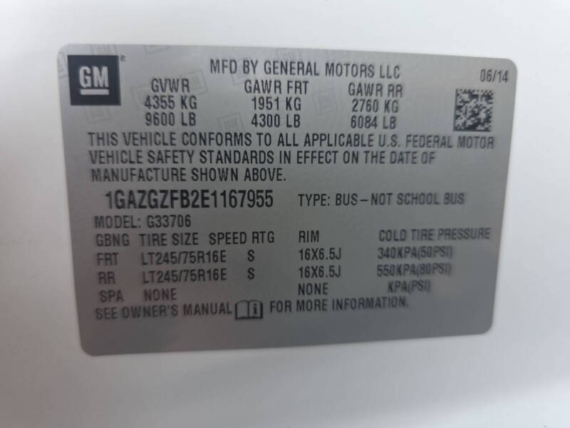 2014 Chevrolet Express LS 3500