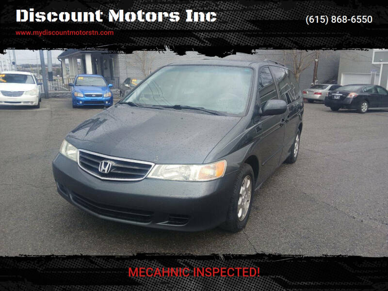 2004 Honda Odyssey for sale at Discount Motors Inc in Madison TN