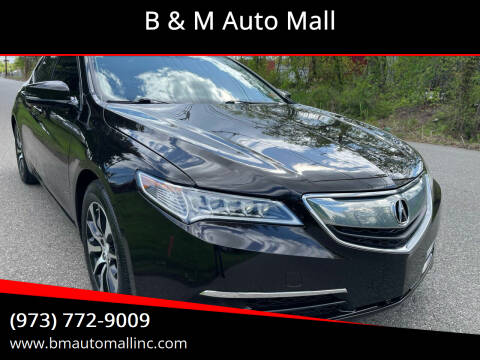 2017 Acura TLX for sale at B & M Auto Mall in Clifton NJ