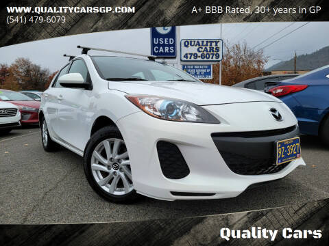 2013 Mazda MAZDA3 for sale at Quality Cars in Grants Pass OR