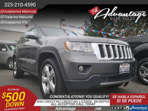 2012 Jeep Grand Cherokee for sale at ADVANTAGE AUTO SALES INC in Bell CA