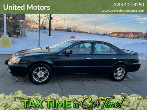 2002 Acura TL for sale at United Motors in Saint Cloud MN