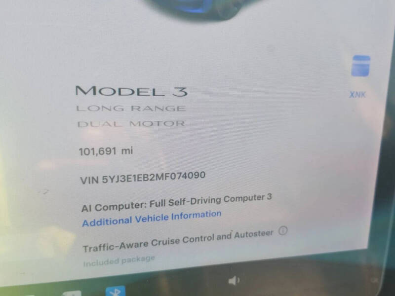 2021 Tesla Model 3 Long Range