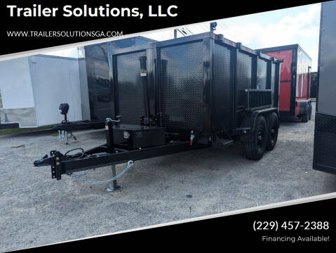 2025 6x12 Tandem Axle 6x12 Dump Trailer 4' Walls for sale at Trailer Solutions, LLC in Fitzgerald GA