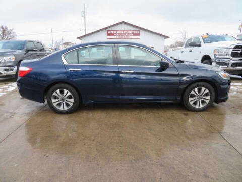 2014 Honda Accord for sale at Jefferson St Motors in Waterloo IA