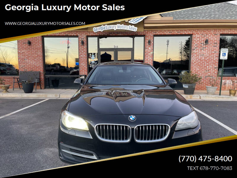 2014 BMW 5 Series for sale at Georgia Luxury Motor Sales in Cumming GA