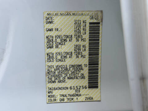 2013 Nissan Armada SV