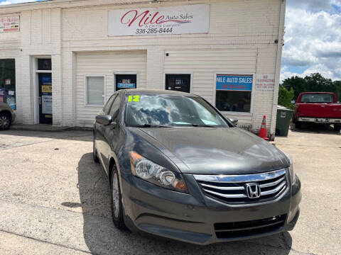 2012 Honda Accord for sale at Nile Auto Sales in Greensboro NC