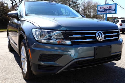 2018 Volkswagen Tiguan for sale at Prime Auto Sales LLC in Virginia Beach VA