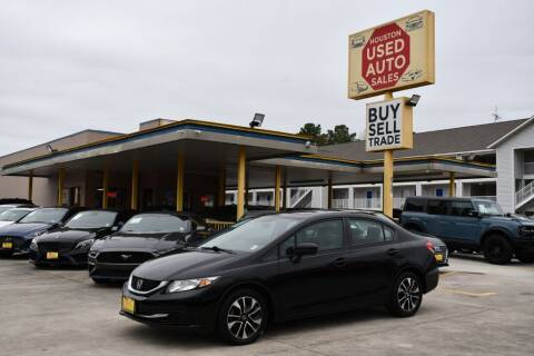 2014 Honda Civic for sale at Houston Used Auto Sales in Houston TX