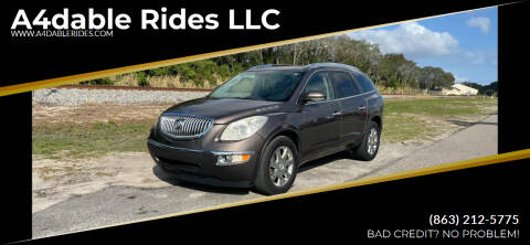 2010 Buick Enclave for sale at A4dable Rides LLC in Haines City FL