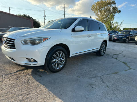 2013 Infiniti JX35 for sale at FAIR DEAL AUTO SALES INC in Houston TX