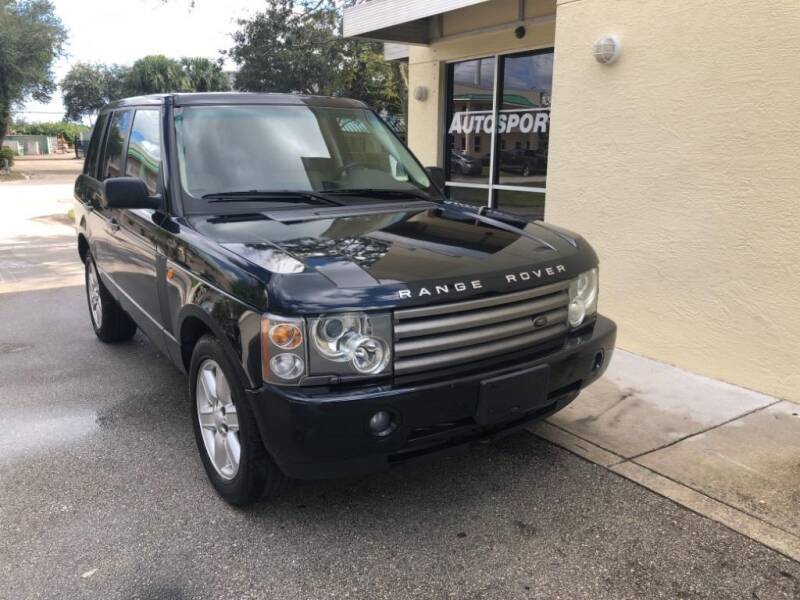 2003 Land Rover Range Rover for sale at AUTOSPORT in Wellington FL