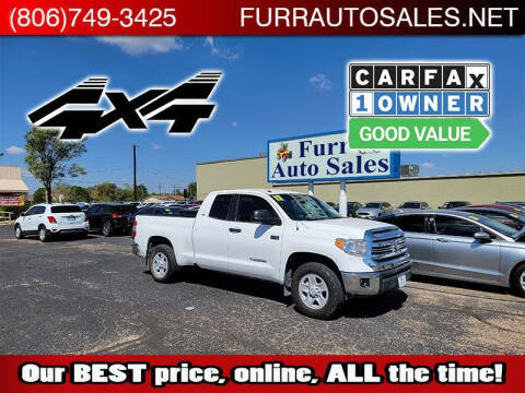 2017 Toyota Tundra for sale at FURR AUTO SALES in Lubbock TX